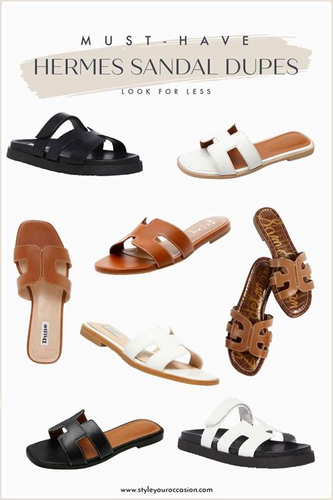 hermes sandals copy|hermes dupe sandals primark.